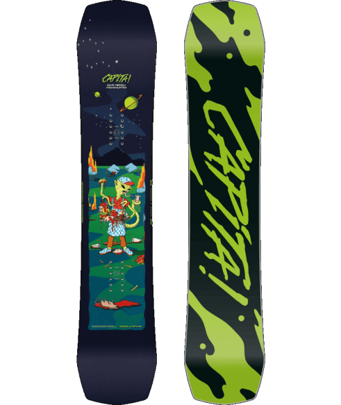 Burton 2022 Wave Tracer snowboard - Fire On The Mountain